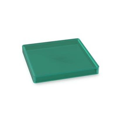 RAFI Green Square Push Button Switch for Use with Dome