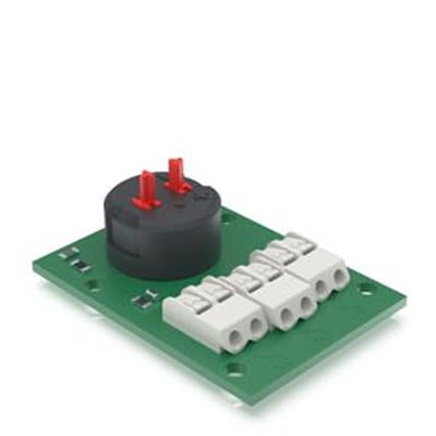 RAFI E-BOX MODULAR Series Latching Emergency Stop Push Button, PCB, 32mm Cutout, DPST