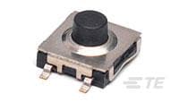 TE Connectivity Alcoswitch Series Illuminated Push Button Switch, Surface Mount, Black, 24V dc, IP67