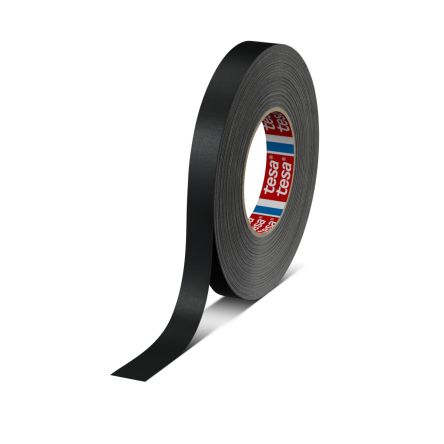 Tesa 04651-00504-00 Cloth Tape, 50m x 19mm, Yellow, Acrylic Coated Finish