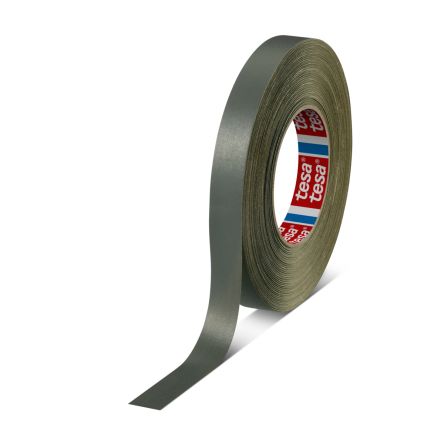 Tesa 04657-00111-00 Cloth Tape, 50m x 19mm, Yellow, Acrylic Coated Finish