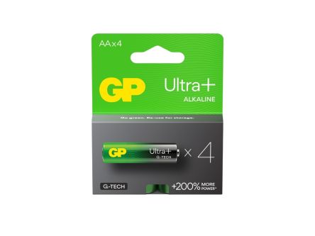 Gp Batteries Ultra Plus Alkaline Manganese Dioxide AA Battery 1.5V