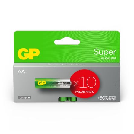 Gp Batteries Super Alkaline Alkaline Manganese Dioxide AA Battery 1.5V