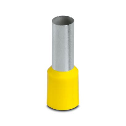 Phoenix Contact Insulated Ferrule, 16mm Pin Length, 7.3mm Pin Diameter, Yellow