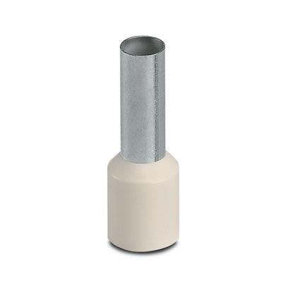 Phoenix Contact Insulated Ferrule, 12mm Pin Length, 4.6mm Pin Diameter, Ivory