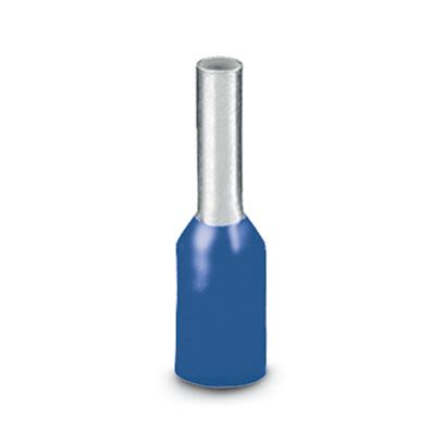 Phoenix Contact Insulated Ferrule, 8mm Pin Length, 1.3mm Pin Diameter, Blue