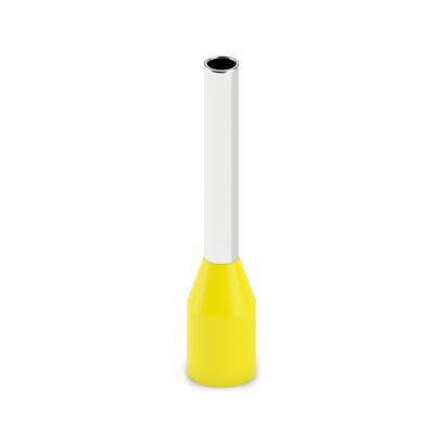 Phoenix Contact Insulated Ferrule, 10mm Pin Length, 1.5mm Pin Diameter, Yellow