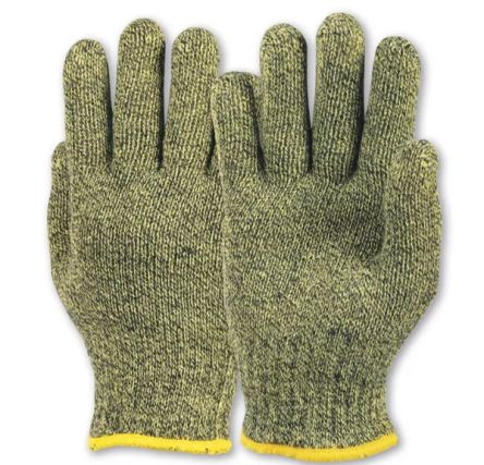 Honeywell Safety KarboTECT Black/Yellow Para-aramid Heat Resistant Work Gloves, Size 10