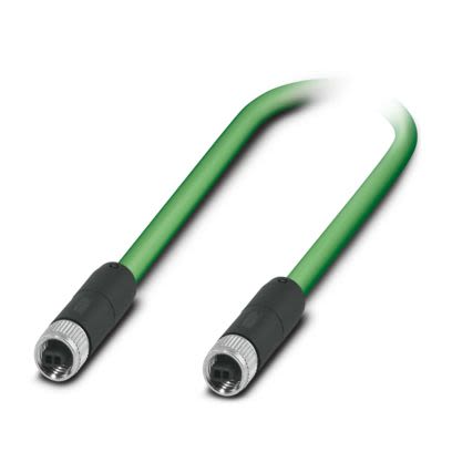 Phoenix Contact SPE, 2m, Green M8 to Female M8 Female, Shielded Shielded, Terminated Polyurethane Sheath
