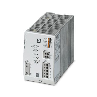 Phoenix Contact 240V Input DIN Rail Uninterruptible Power Supply (480W), TRIO-UPS-2G/1AC/24DC/20