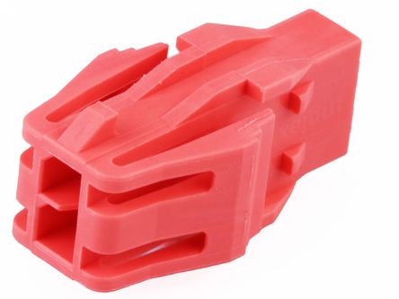 Molex 21592 Series Straight, Vertical Panel Mount PCB Header, 2 Contact(s), 3mm Pitch, 2 Row(s), Shrouded