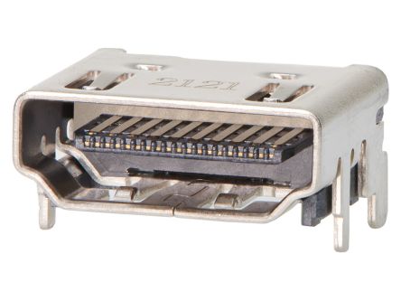 Molex 19 Way Receptacle Right Angle HDMI Connector 40 V