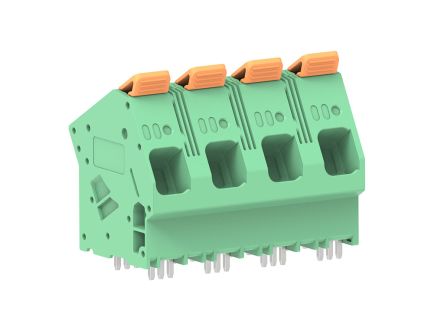 Molex 224933 Series PCB Terminal Block, 4-Contact, 15mm Pitch, PCB Mount, 1-Row, Through Hole Termination