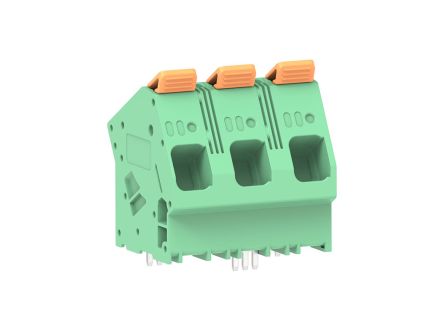 Molex 224934 Series PCB Terminal Block, 3-Contact, 15mm Pitch, PCB Mount, 1-Row, Through Hole Termination
