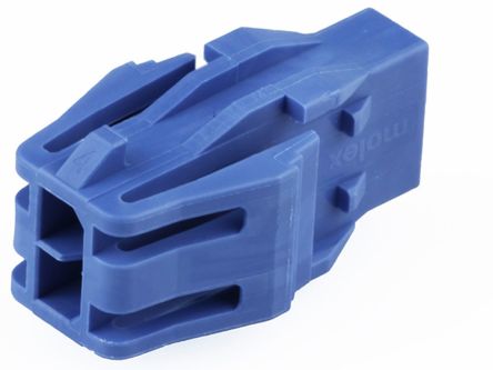 Molex 21592 Series Vertical Panel Mount PCB Header, 6 Contact(s), 3mm Pitch, 2 Row(s), Shrouded