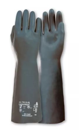 Honeywell Safety Camapren Black Chloroprene Oil Grip, Oil Repellent Work Gloves, Size 10