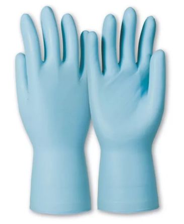 Honeywell Safety Dermatril P Blue Nitrile Disposable Gloves, Size 10, 1Pair per Pack