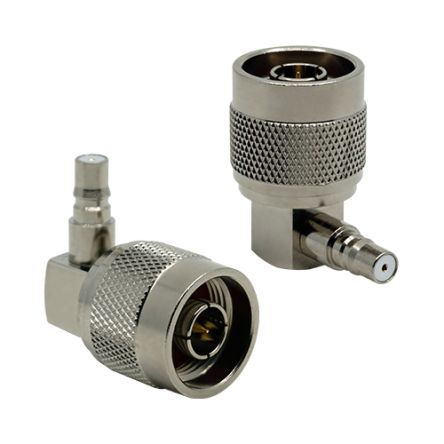 Siretta Straight Coaxial Adapter QMA Socket to N Plug Plug