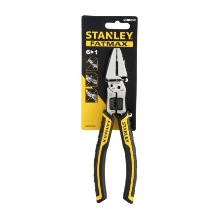 Stanley FMHT0-75469 6-Piece Pliers, 310 mm Overall, Flat Tip, 6in Jaw