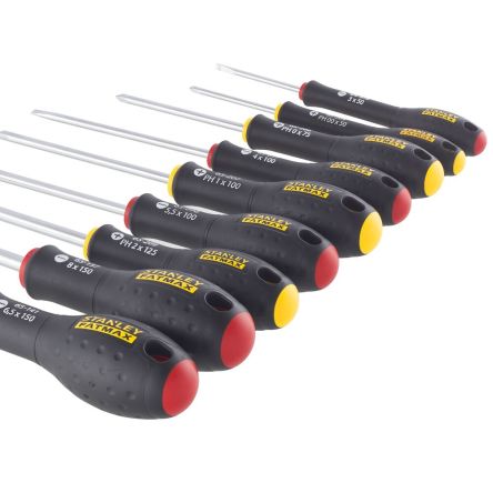 Stanley Flared, Parallel, Phillips Insulated Screwdriver Set, 10-Piece
