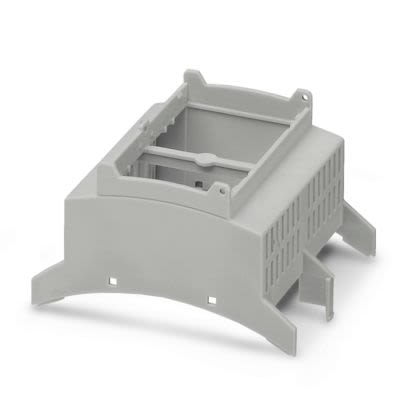 Phoenix Contact DIN Rail Housing Enclosure Type BC Series, 71.6 x 89.7 x 54.85mm, Polycarbonate DIN Rail Enclosure