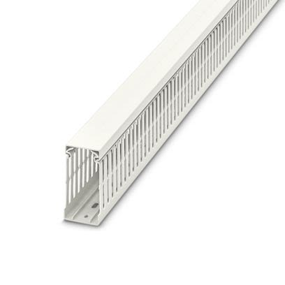 Phoenix Contact CD White Cable Trunking - Open Slot, W40 mm x D80mm, L2m, PVC