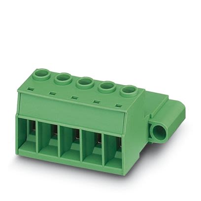 Phoenix Contact PCB Terminal Block, 9-Contact, 10.16mm Pitch, Push-In, 1-Row, Screw Termination