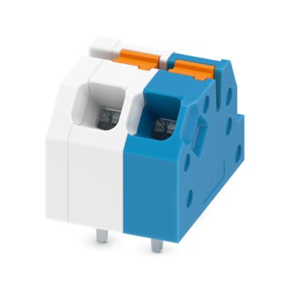 Phoenix Contact SPTAF Series PCB Terminal Block, 2-Contact, 3.5mm Pitch, Wave Soldering, 1-Row, PC Terminal Termination
