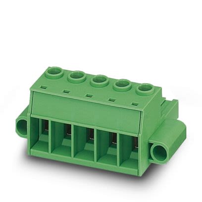 Phoenix Contact PCB Terminal Block, 9-Contact, 10.16mm Pitch, Push-In, 1-Row, Screw Termination