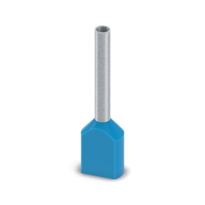 Phoenix Contact, Ferrule A Insulated Bootlace Ferrule, 19mm Pin Length, 1.5mm Pin Diameter, Blue