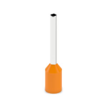 Phoenix Contact, AI-GB Insulated Ferrule, 10mm Pin Length, 1.1mm Pin Diameter, Orange