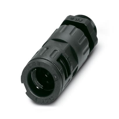 Phoenix Contact Black PA 6 Cable Gland, PG9 Thread, 10mm max., IP66, IP68