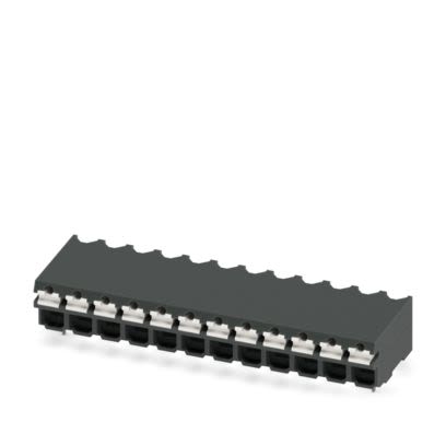 Phoenix Contact SPT Series PCB Terminal Block, 12-Contact, 3.81mm Pitch, Surface Mount, 1-Row, Push In Spring