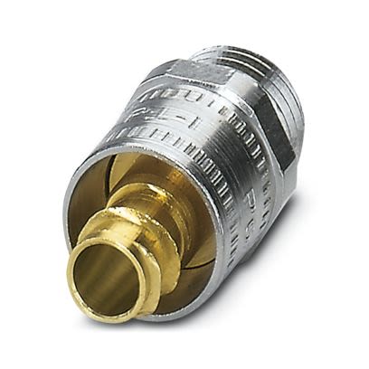 Phoenix Contact Brass Nickel Plated Brass Cable Gland, PG7 Thread, 8mm max., IP40
