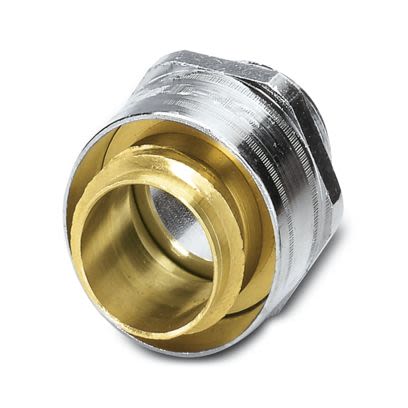 Phoenix Contact Brass Nickel Plated Brass Cable Gland, M25 Thread, 23mm max., IP40