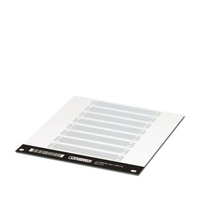 Phoenix Contact LS-WMTB-V4A Cable Tie Cable Marker, Silver, Pre-printed "Unlabeled", for Conductors And Cables, 0831519