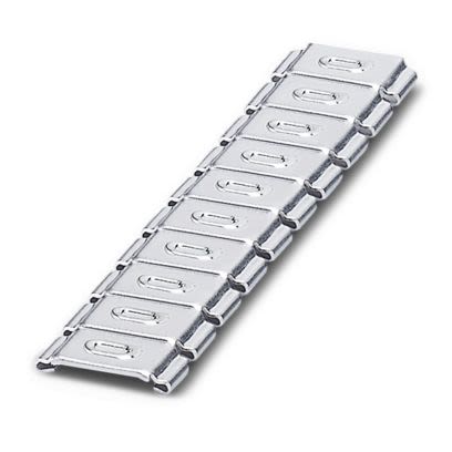 Phoenix Contact SD-WMTBS Slide On Cable Marker, Silver, Pre-printed "Letters", 16 → 305mm Cable, for Labeled