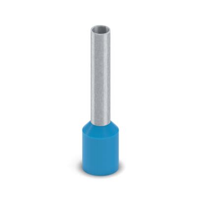 Phoenix Contact, 5-12 BU-10000, AI 2 Insulated Bootlace Ferrule, 18mm Pin Length, 2.3mm Pin Diameter, Blue