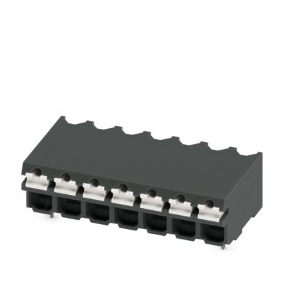 Phoenix Contact SPT Series PCB Terminal Block, 7-Contact, 3.81mm Pitch, Surface Mount, 1-Row, Push In Spring Termination