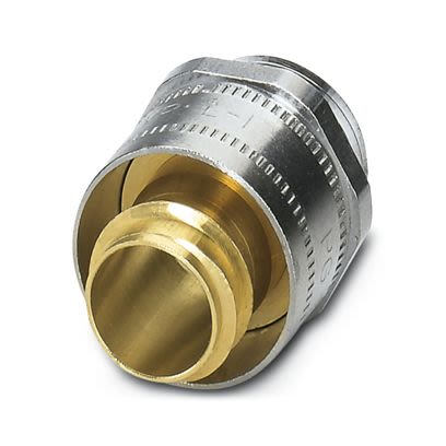 Phoenix Contact Brass Nickel Plated Brass Cable Gland, PG11 Thread, 14mm max., IP40