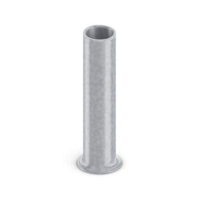 Phoenix Contact, 5-10, A 2 Bootlace Ferrule, 10mm Pin Length, 2.2mm Pin Diameter, Silver