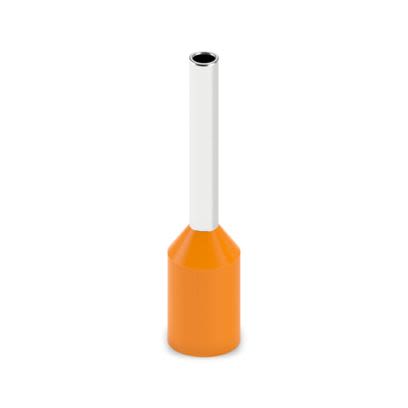 Phoenix Contact, AI-GB Insulated Ferrule, 8mm Pin Length, 1.1mm Pin Diameter, Orange