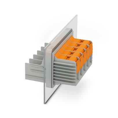 Phoenix Contact TW 95/..-CL Series PCB Terminal Block, 10-Contact, 26mm Pitch, Panel Mount, 1-Row, Feed Through