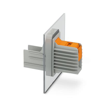 Phoenix Contact TW Series Panel Feed Through Terminal Plug, 8-Contact, 26mm Pitch, Panel Mount, 1-Row, Feed Through
