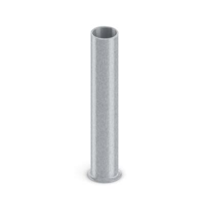 Phoenix Contact, Ferrule A Insulated Bootlace Ferrule, 20mm Pin Length, 3.5mm Pin Diameter, Silver
