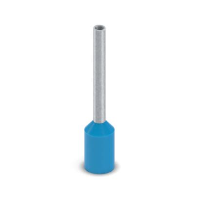 Phoenix Contact, Ferrule A Insulated Bootlace Ferrule, 12mm Pin Length, 1.3mm Pin Diameter, Blue