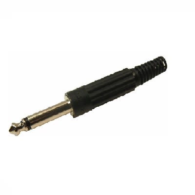 RS PRO Jack Plug 6.35 mm Cable Mount Mono Plug
