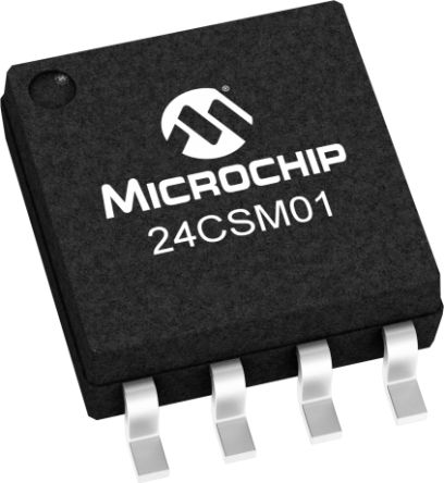 Microchip 24CSM01-I/SM, 1Mbit EEPROM Chip, 70ns 8-Pin SOIJ Serial