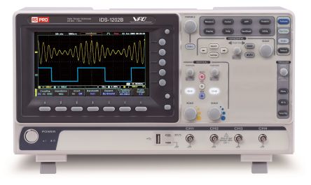 RS PRO, 200MHz Bench Digital Oscilloscope, 2 Digital Channels - RS Calibrated