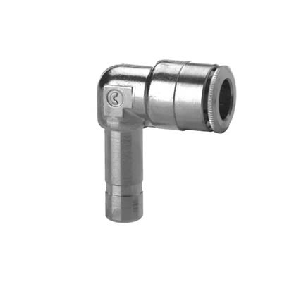 Camozzi 6555 Series Push-in Fitting, Push In 4 mm to 4 mm, Tube-to-Tube Connection Style, 6555 4-4